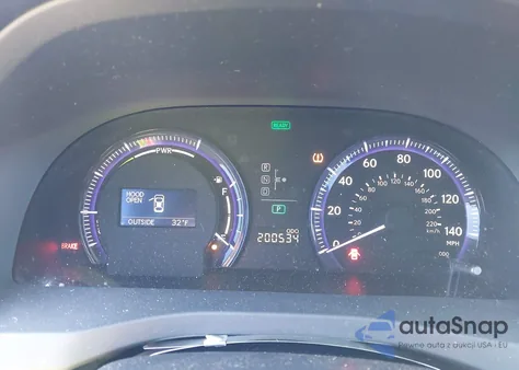 2010 Lexus Hs 250H z USA, uszkodzony, nr VIN JTHBB1BA0A2025127